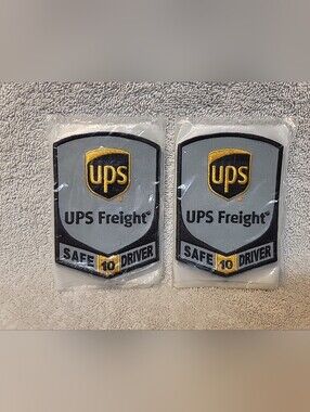 UPS Freight 10 Years Safe Driver Patch  Embroidered Patch for Uniforms Qty 10
